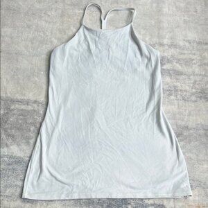Lululemon Athletica White Sleeveless Tank Top